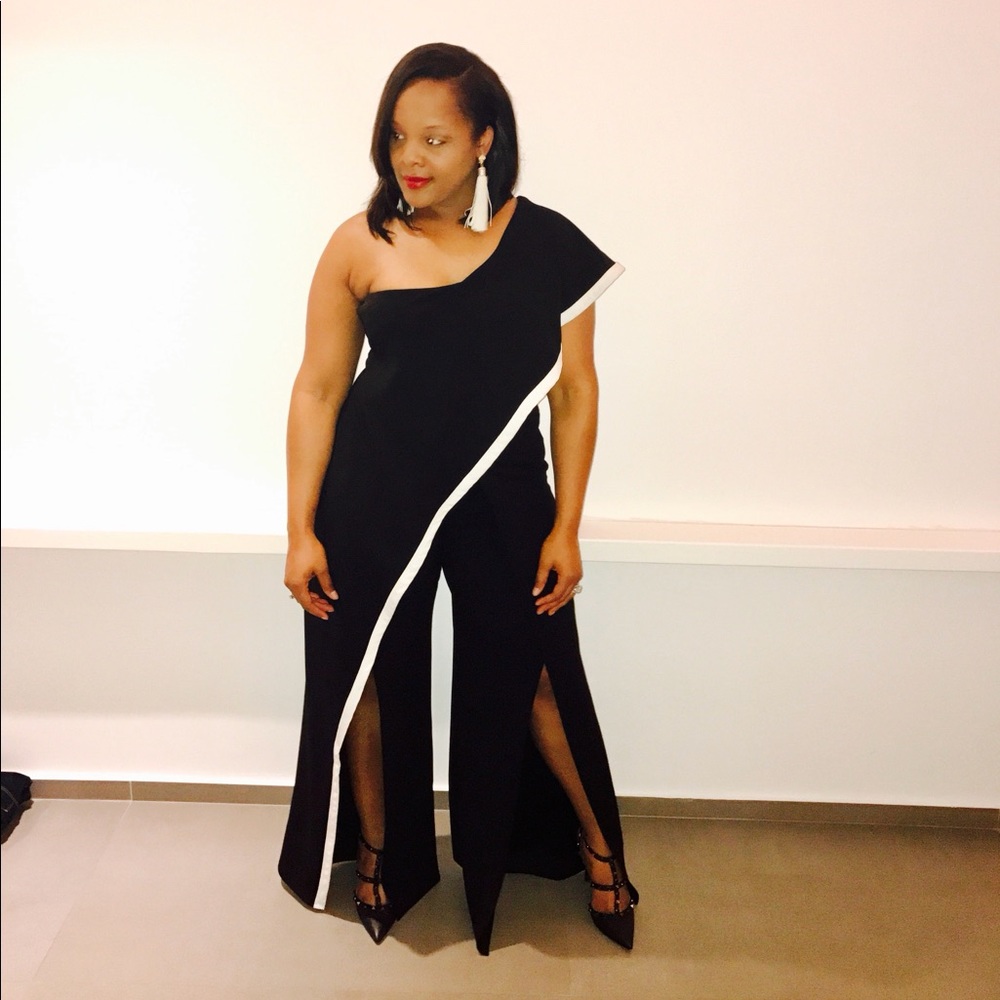 Black and White Jumpsuit